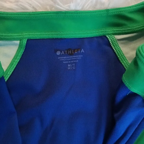 Athleta Swim Shield Ombre One Piece Rashgaurd